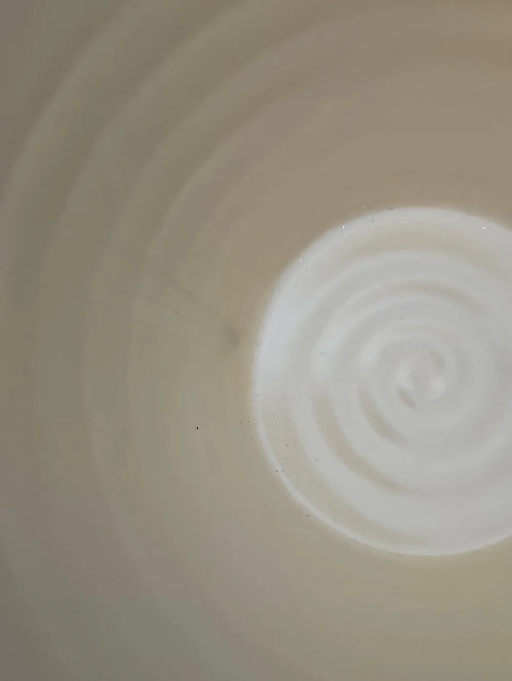 Yellow Ware Beige Ceramic Mixing Bowl